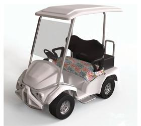 Golf cart seat cover