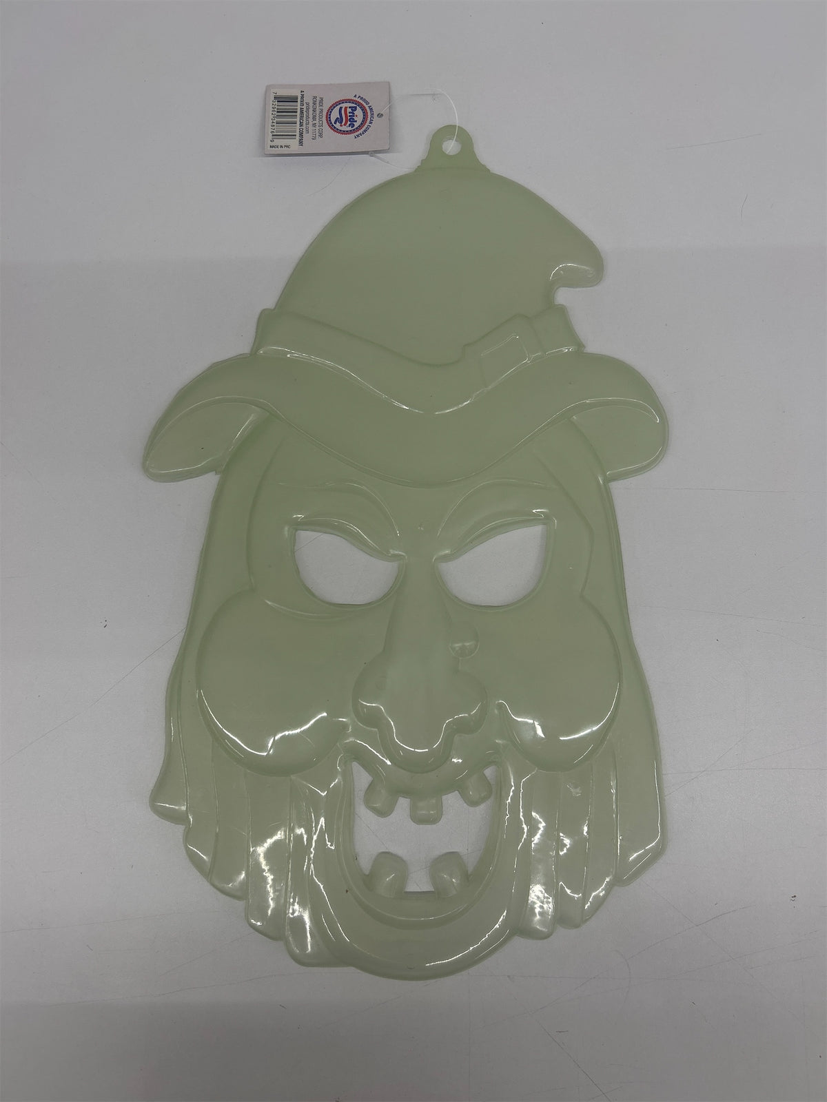 Glow in the Dark Hanging Witch Head  Face Halloween