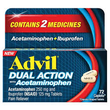 Advil Dual Action with Acetaminophen Caplets - 72ct - Advil ...