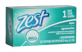 Zest Aqua Bar Soap 3.2 oz 48/case (#) - Fore Supply Company