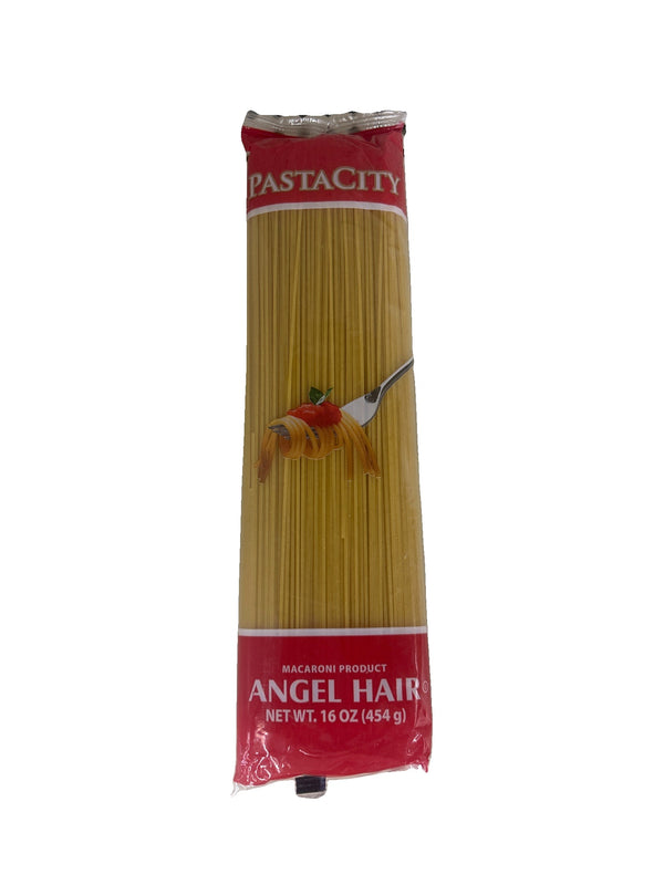 Pasta City Angel Hair Pasta, 16 oz (454 g) — EXP: 11/2025