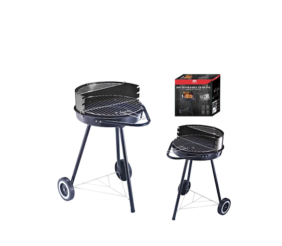 16" Round Foldable Charcoal BBQ Grill (1)