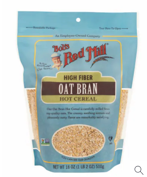 Bob's Red Mill Organic Oat Bran, 18oz . 9/2027
