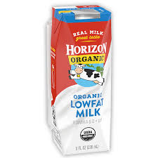 Horizon Organic 1% Lowfat Milk, Shelf-Stable, 8 fl oz — EXP: 10/2026