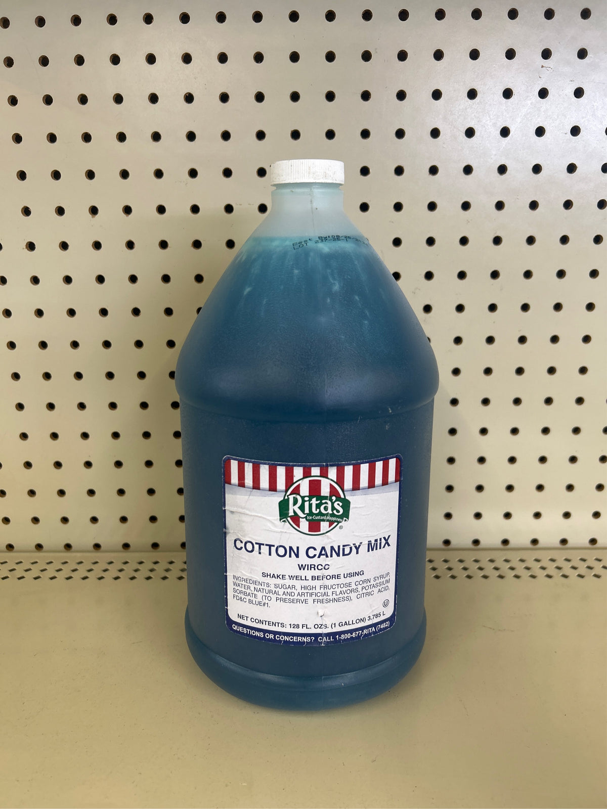 Rita’s Cotton Candy Mix, 1 Gallon — EXP: 08/2026