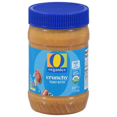O Organics, Old Fashioned Crunchy Peanut Butter, 16 Ounce . EXP: 7/2026