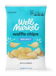 Gold Emblem Sea Salt Kettle Cooked Waffle Chips (6 oz ...