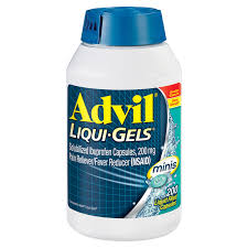 Advil Ibuprofen Pain Reliever 200mg Liqui-Gels Minis | Giant ...