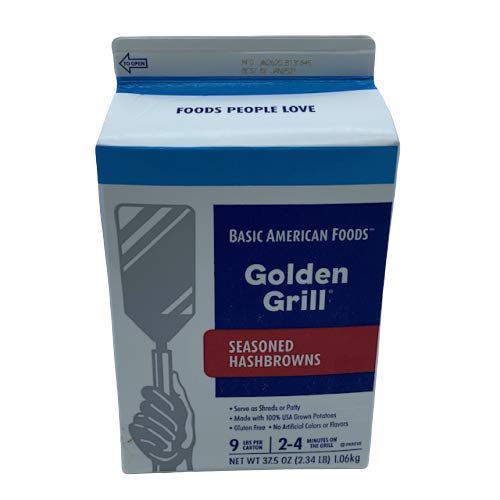Basic American Foods Golden Grill Seasoned Hashbrowns 2.34 Lbs