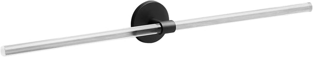 Towel Bar 15.7 Inches Matte Black Double Side Towel Rack for Bathroom Drill Free Bathroom Accessories Hand Towel Bar Wall Mounted Towel Holder…