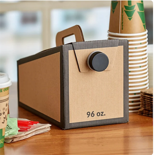 Choice 96 oz. Beverage Take-Out Container
