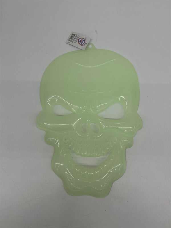 Glow in the Dark Hanging  Skeleton Face Halloween