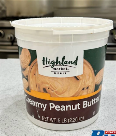 Highland Market Creamy Peanut Butter, 5 lb (2.26 kg) — EXP: 07/2027