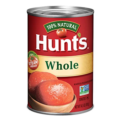 Hunt’s Whole Peeled Plum Tomatoes, Perfect for Chili & Soups, 14.5 oz. Can