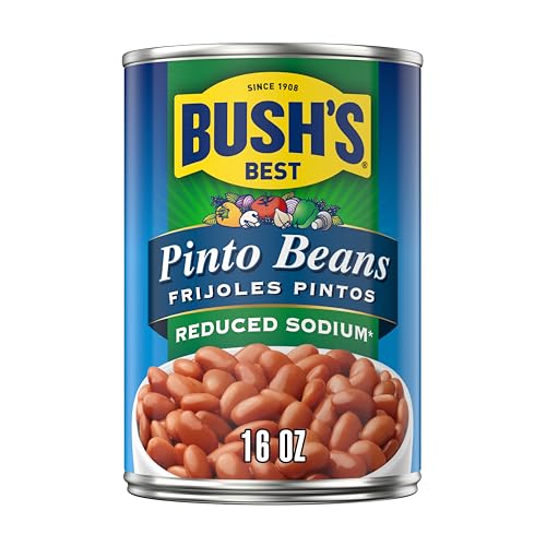 Bush's Best Canned Reduced Sodium Pinto Beans 16 oz