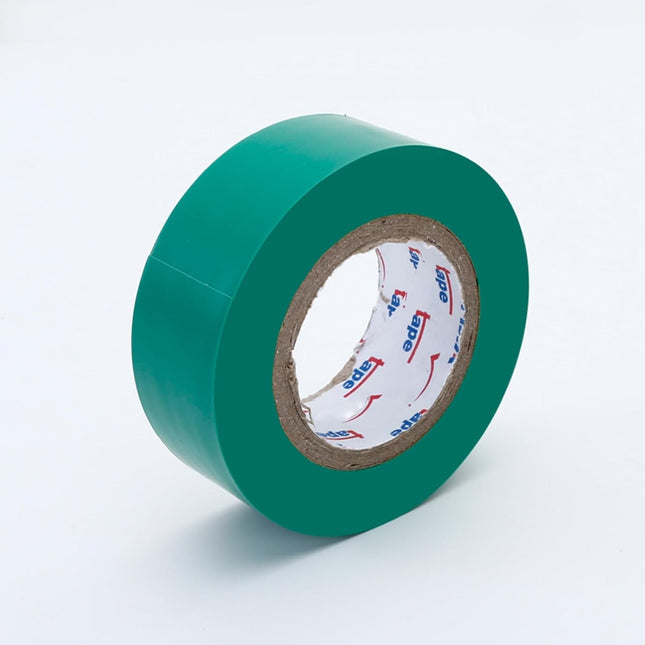 Majiclovie PVC Electrical Tape Green 0.8/1.2 Inch 65 ft