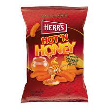 Herr's Hot 'N Honey Cheese Curls - 6oz (170g)