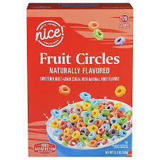 Nice! Fruit Circles Cereal - 12.2 oz. 1/2027