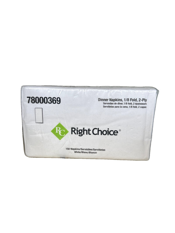 Right choice Napkins 1/8 Fold 2Ply