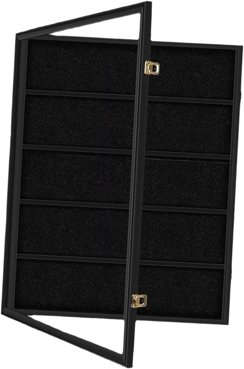 Simhoa Sports Card Display Case, Wall Cabinet for Collectible Cards, Secure Storage Solution, Vertical
