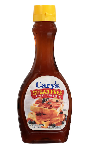 Cary's Sugar Free Low Calorie Syrup 12 oz. EXP: 1/2029