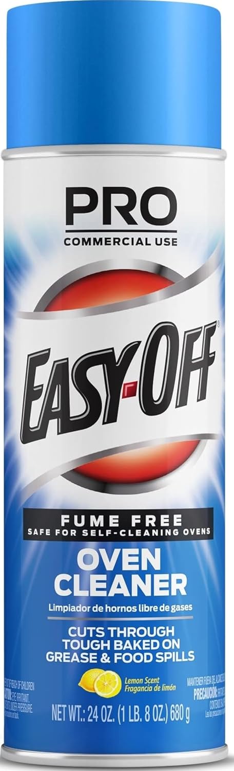 Easy Off Professional Fume Free Max Oven Cleaner, Lemon 24 Ounce (Pack of 1)