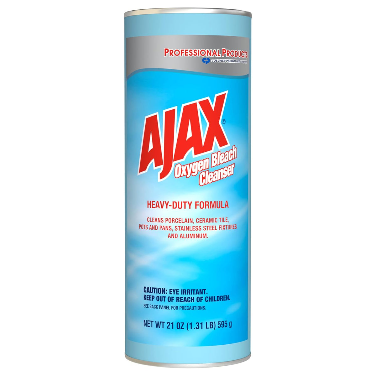 Ajax Oxy Powder Cleanser with Bleach, Scratch-Free Formula, 21 oz