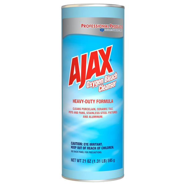 Ajax Oxy Powder Cleanser with Bleach, Scratch-Free Formula, 21 oz