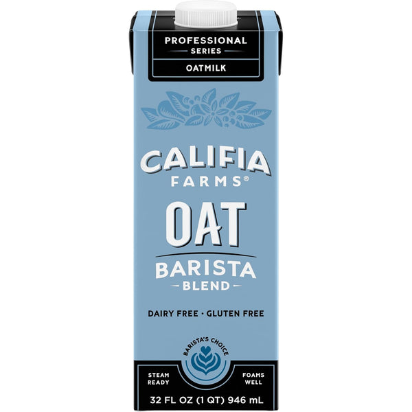Califia Farms, Creamer Oat Unsweet Barista Blend, 32 Ounce .RXP: 12/2026