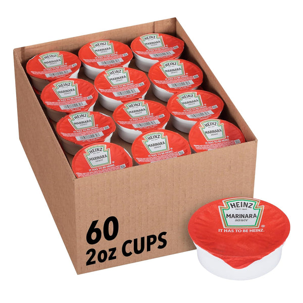 Heinz Marinara Sauce Single Serve (60 ct Casepack, 2 oz Cups)