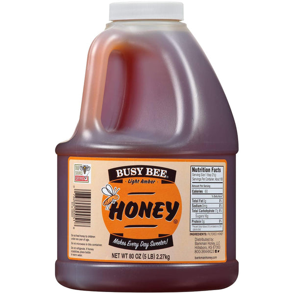 Honey Busy Bee Light Amber 5 LB