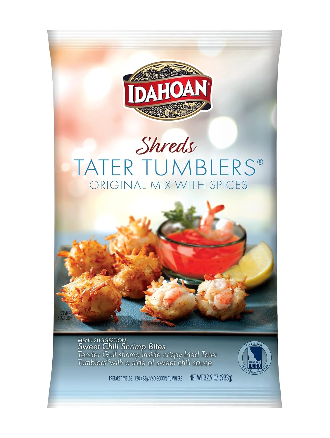 Idahoan® SHREDS Tater Tumblers® Original Mix with Spices, 32.9oz .