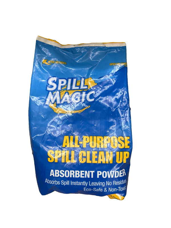 Spill Magic All- Purpose spill clean up absorbent powder Absorbs spill instantly leaving no residue