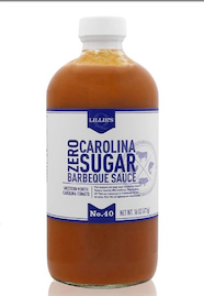Lillie's Q - Zero Sugar Carolina Barbeque Sauce, Gourmet Carolina, Tangy BBQ Sauce with Tomato Vinegar, Sugar-Free, Keto-Friendly, w/Gluten-Free Ingredients (16oz) EXP: 5/2026