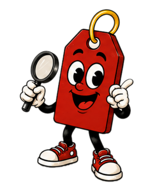 Bargain Bin mascot