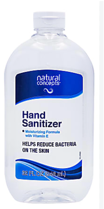 NATURAL CONCEPTS HANDSANITIZER8OZ Hand Sanitizer 32 OZ