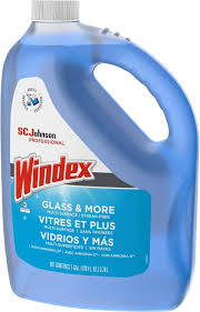 Windex Powerized Formula Glass & Surface Cleaner with Ammonia-D, 1 Gallon (128 fl oz)