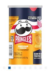 Pringles Cheddar Cheese Potato Crisps Chips