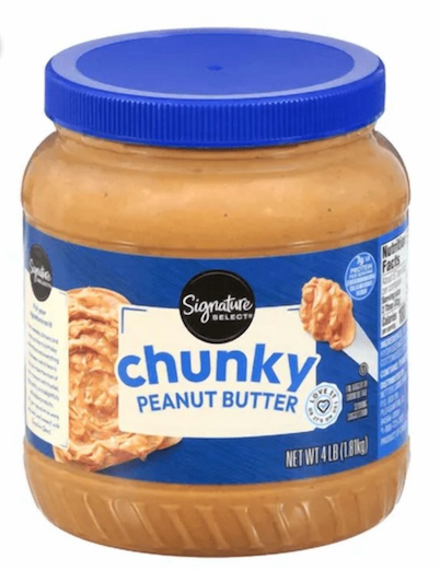 Signature S Chunky Crunchy Peanut Butter 64 Oz. EXP: 8/2026