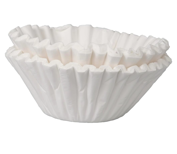 BUNN Commercial Tea & Coffee basket shaped Paper Filters, 500 count, 20100.0000