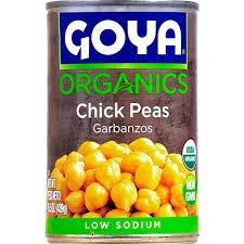 GOYA CHICK PEAS ORGANIC / 15.5 OZ – Brooklyn Fare