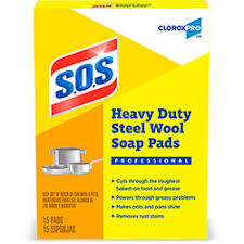 CloroxPro™ S.O.S.® Steel Wool Soap Pad - 15 Ct. Box | Norvex ...