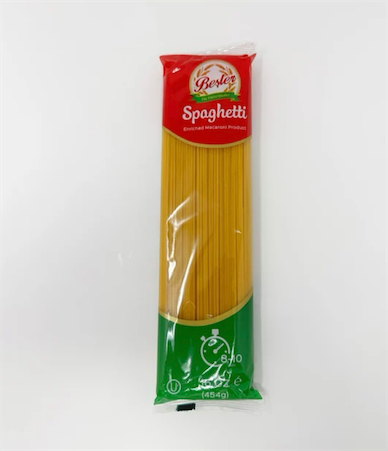 Besler Spaghetti Pasta, 16 oz (454 g) — EXP: 12/2027