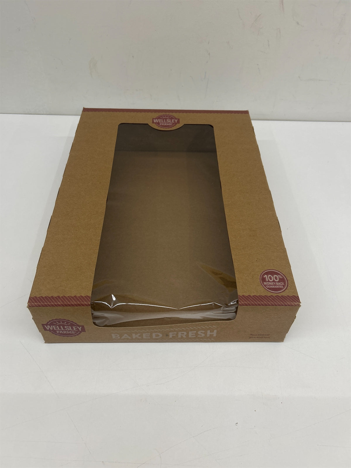 Wellsley farms Baked fresh Box with window 14.5X11inch