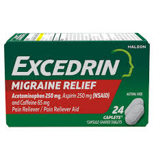 EXCEDRIN MGR CAPS 24CT BOX