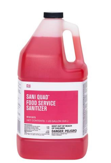 Swisher Quad Food Service Sanitizer, Sweet Scent, 1 Gal