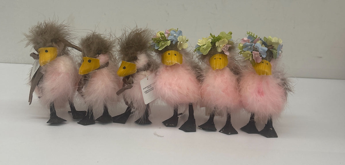Pier 1 imports E1 marabou Ducks 2ASST QTY 6
