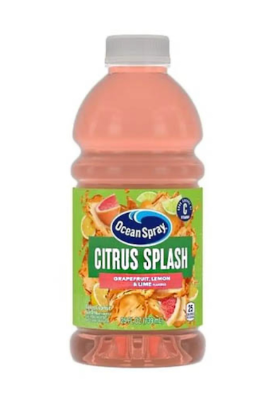 Ocean Spray Citrus Splash, 25 fl oz (12-Pack)