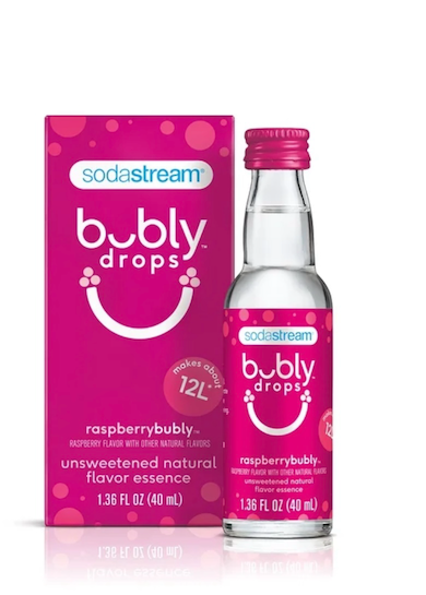 SodaStream Bubly Raspberry Drink Mix Drops, 1.36 fl. oz.