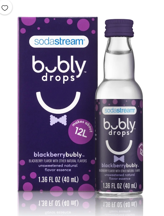 SodaStream Bubly Drops, Blackberry, 1.36 fl oz.